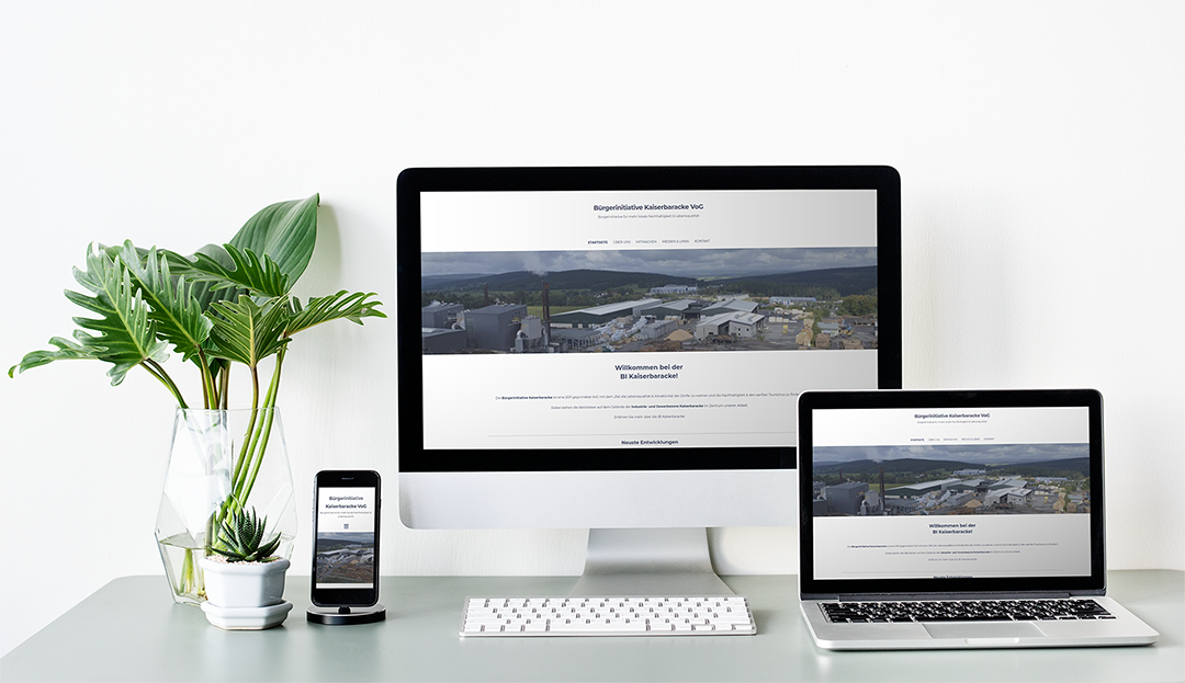 Webdesign – BI Kaiserbaracke