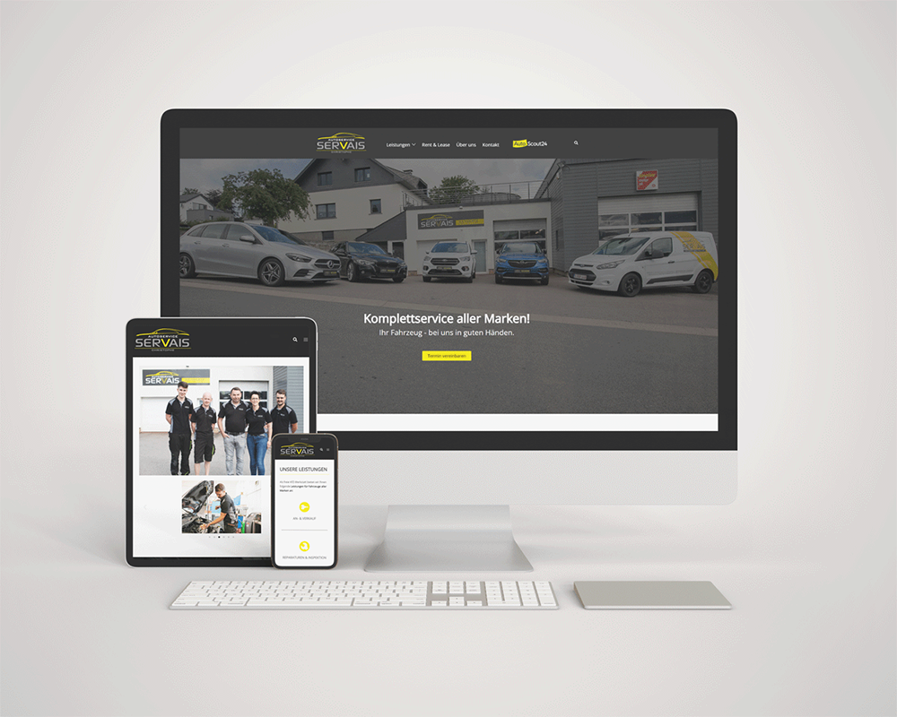 Webdesign – Autoservice Christophe Servais
